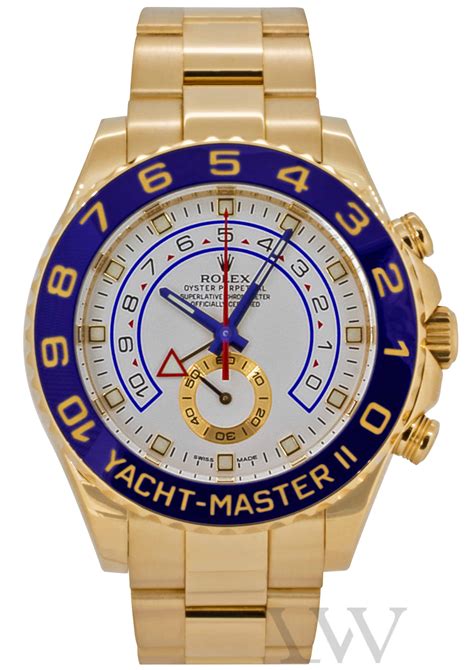 rolex yacht master ii yellow gold|yacht master white dial.